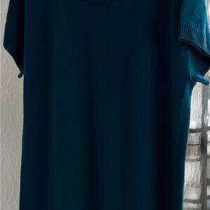 NWT Banana Republic Elegant Cashmere Teal Women's sweater dress, XL